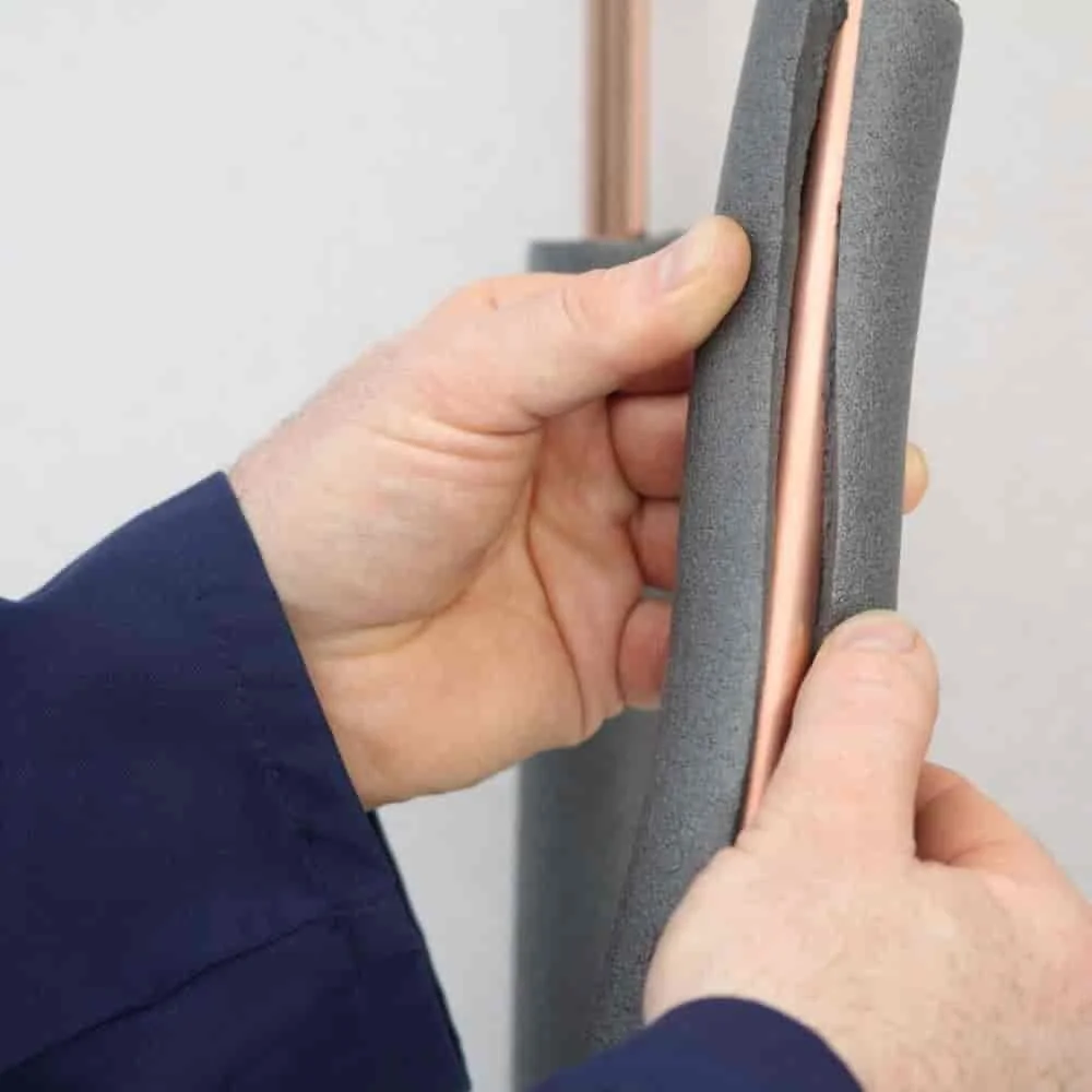"AEROFLEX® SH buisisolatie, leidingisolatie - 2 m, flexibel isolatiemateriaal van gesloten-cellig schuimrubber, zwart - 76 x 40 mm image"