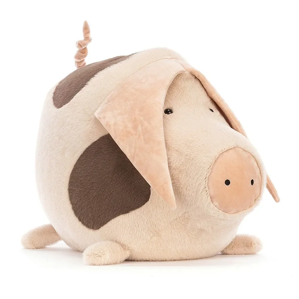 "Jellycat Knuffel - Higgledy Piggledy Old Spot, Maat: Echt groot - H43 X B56 CM image"