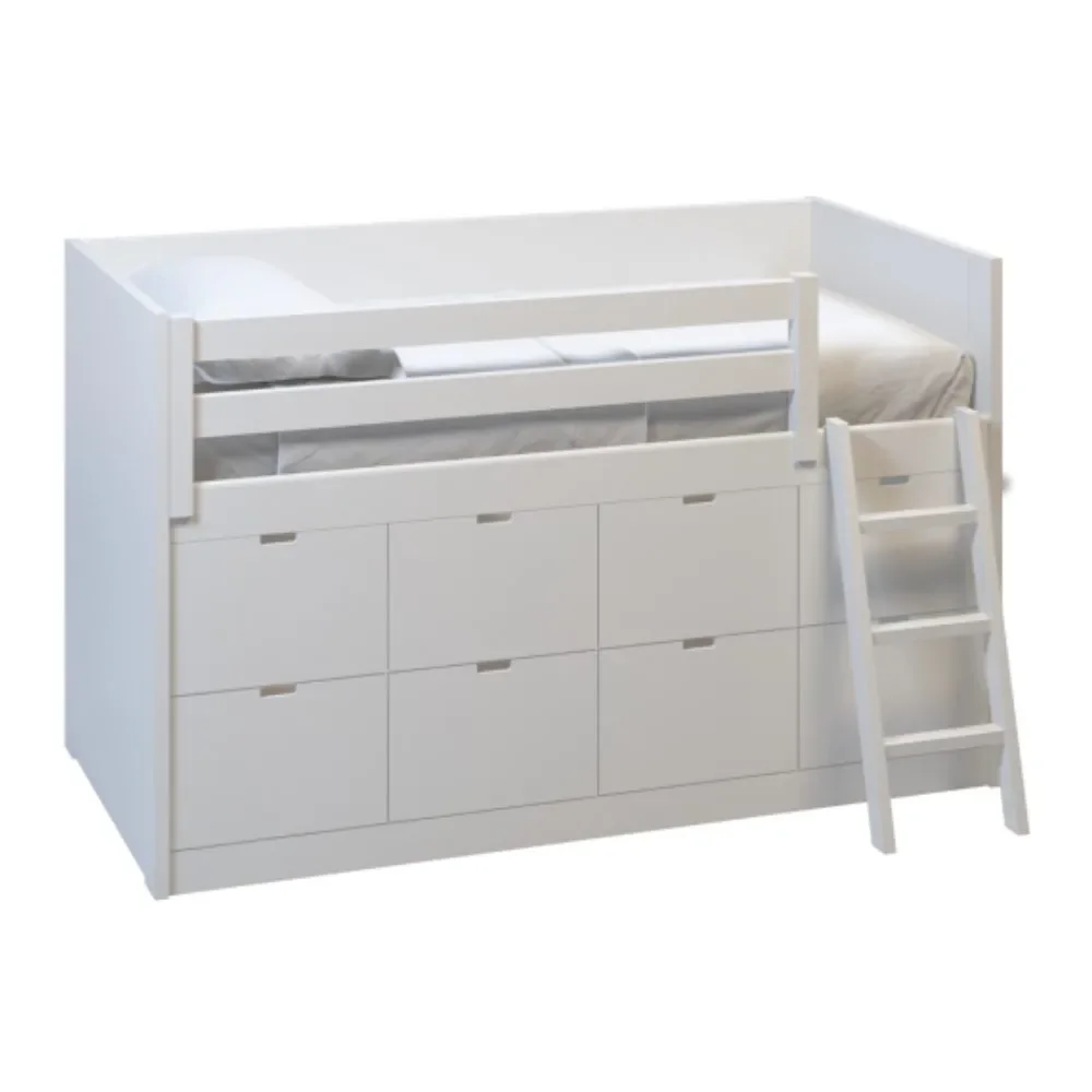 "Muba Op Maat XL Loft Log Bed image"