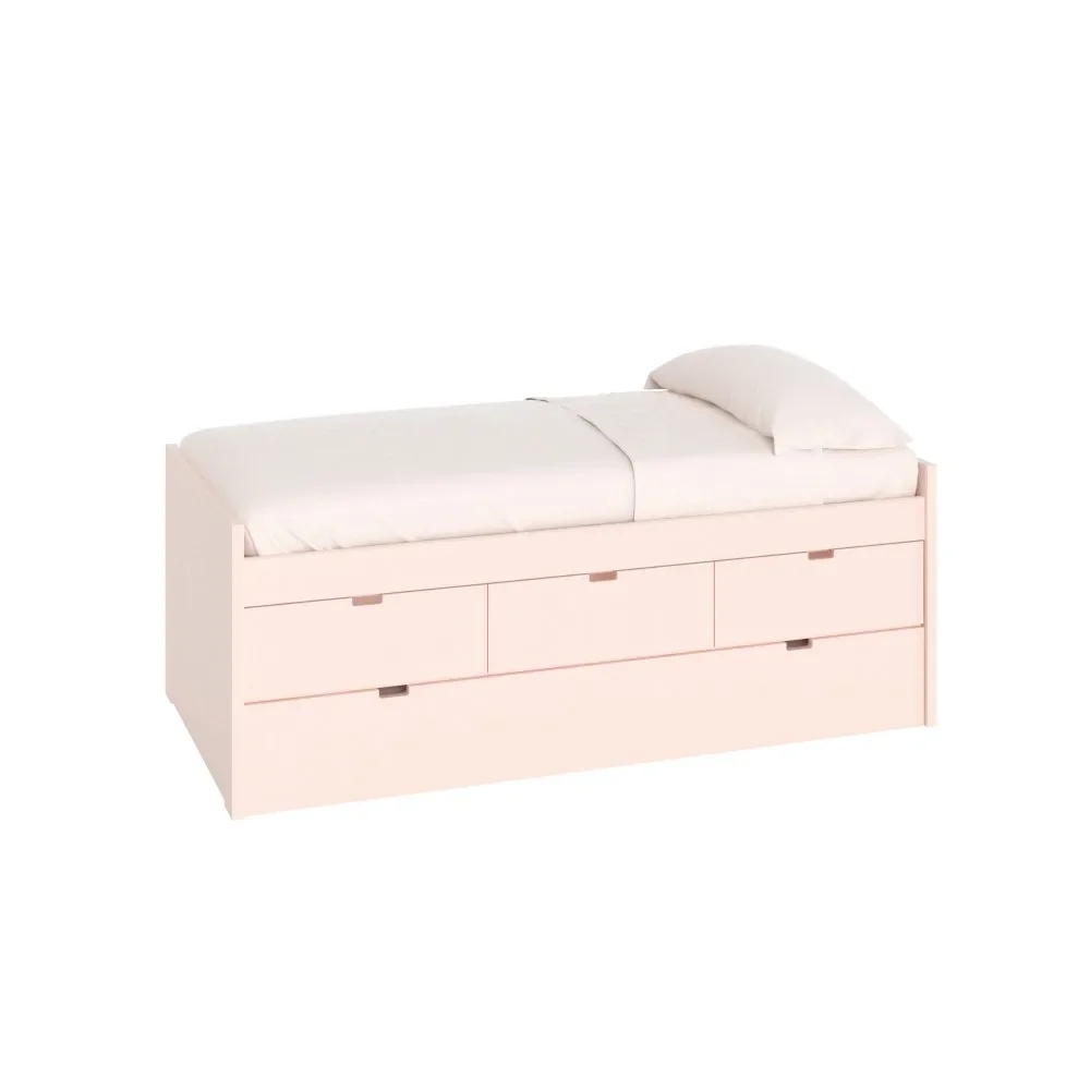 Muba Bespoke Log Bed met 3 laden en logeerbed