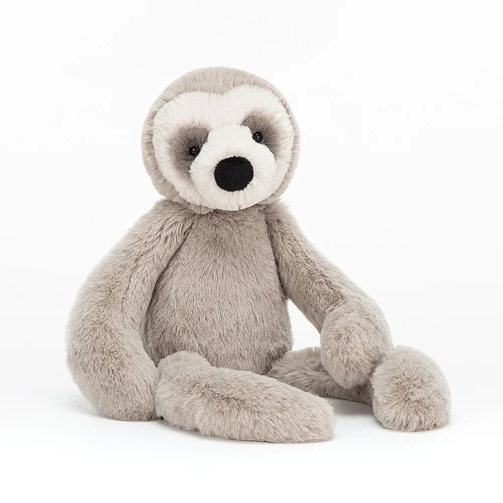 "Jellycat Knuffel - Bailey Sloth, Maat: Klein - H33 X B6 CM image"