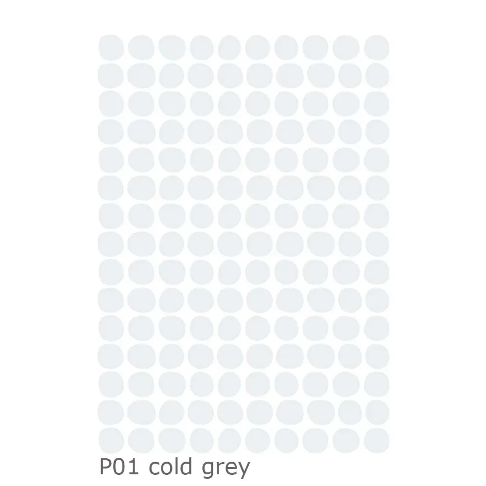 "Lilipinso muursticker basics stippen, Kleur: grijs image"