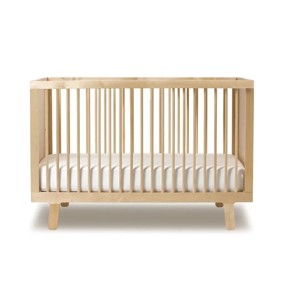 "Oeuf Ombouwset Babybed/Juniorbed Mus, Versie: berk image"