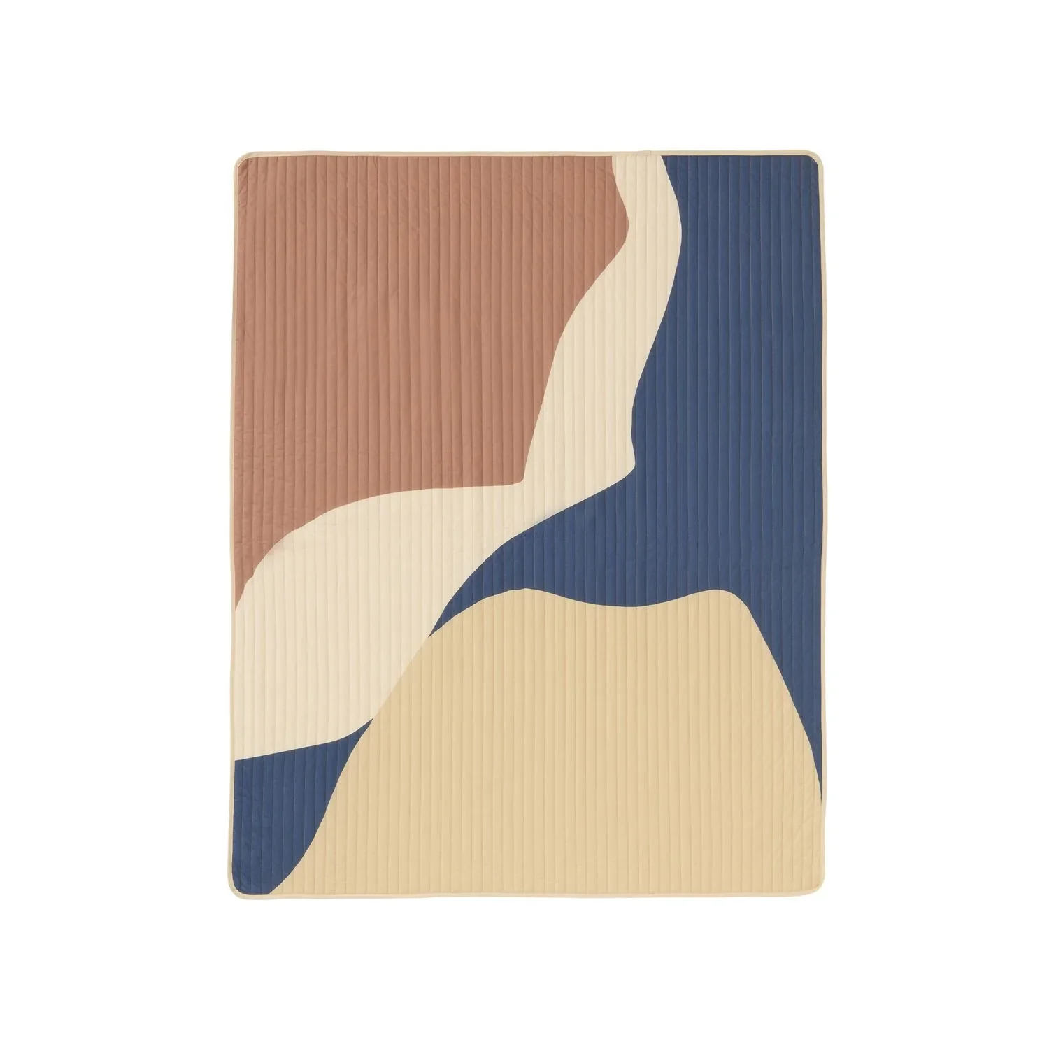 "Nobodinoz LANDSCAPE Dekbed voor een eenpersoonsbed, 142 x 235 cm, Kleur: Blue Canyon image"