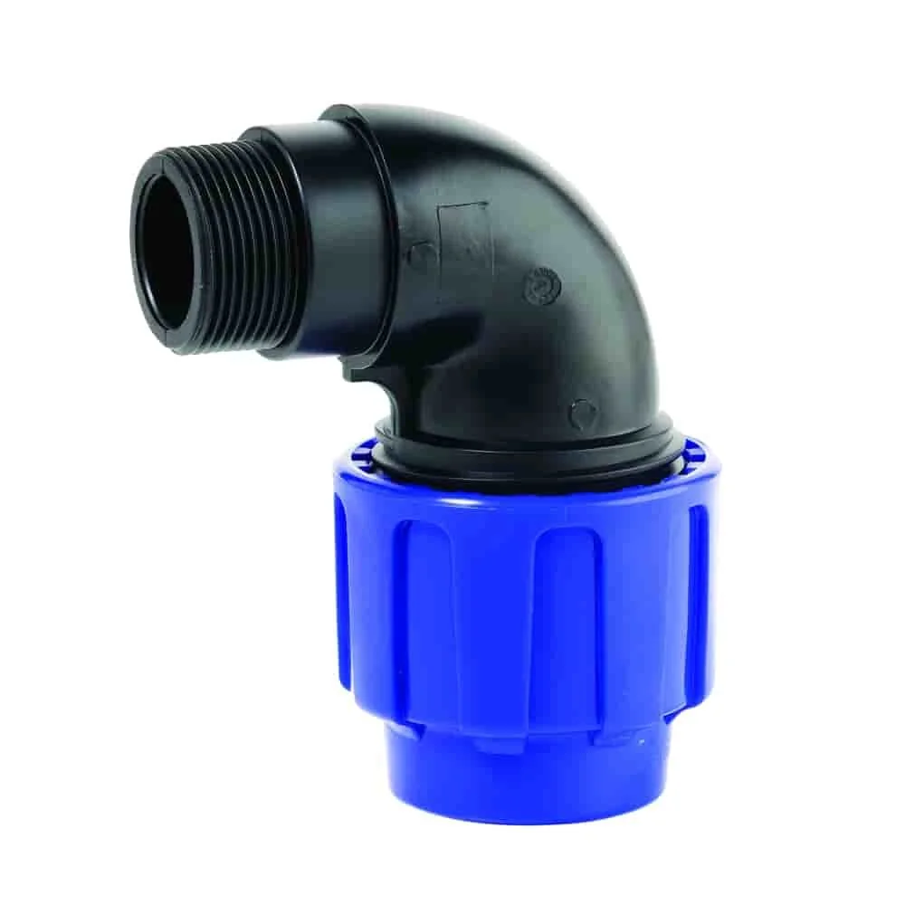 "PE Koppeling 32mm 90 Graden Hoek, Klemmfitting voor Waterleiding image"