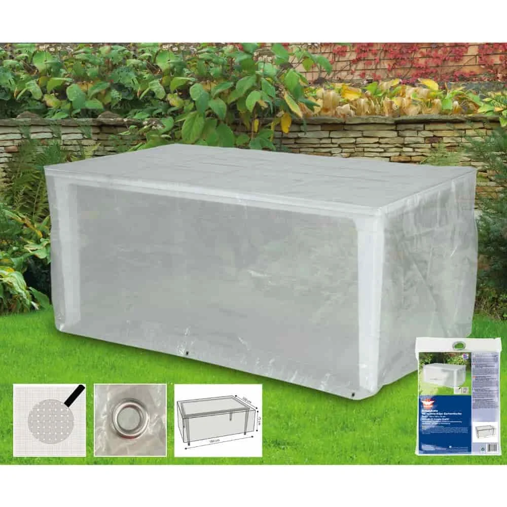 "Rechthoekige Tuinmeubelhoes Transparant 180x100x75cm image"
