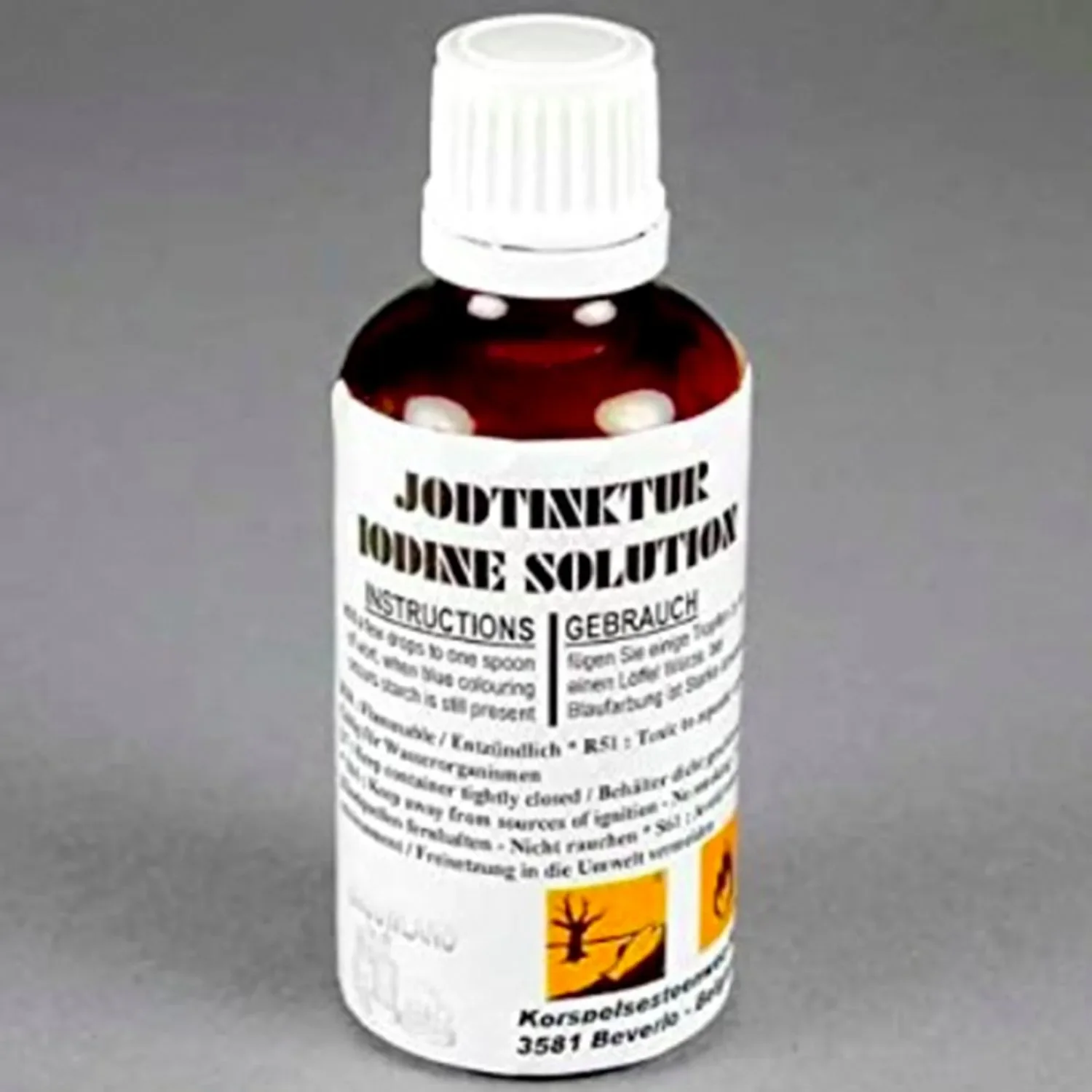 Jodiumtinctuur voor het bepalen van het zetmeelgehalte, 30ml
