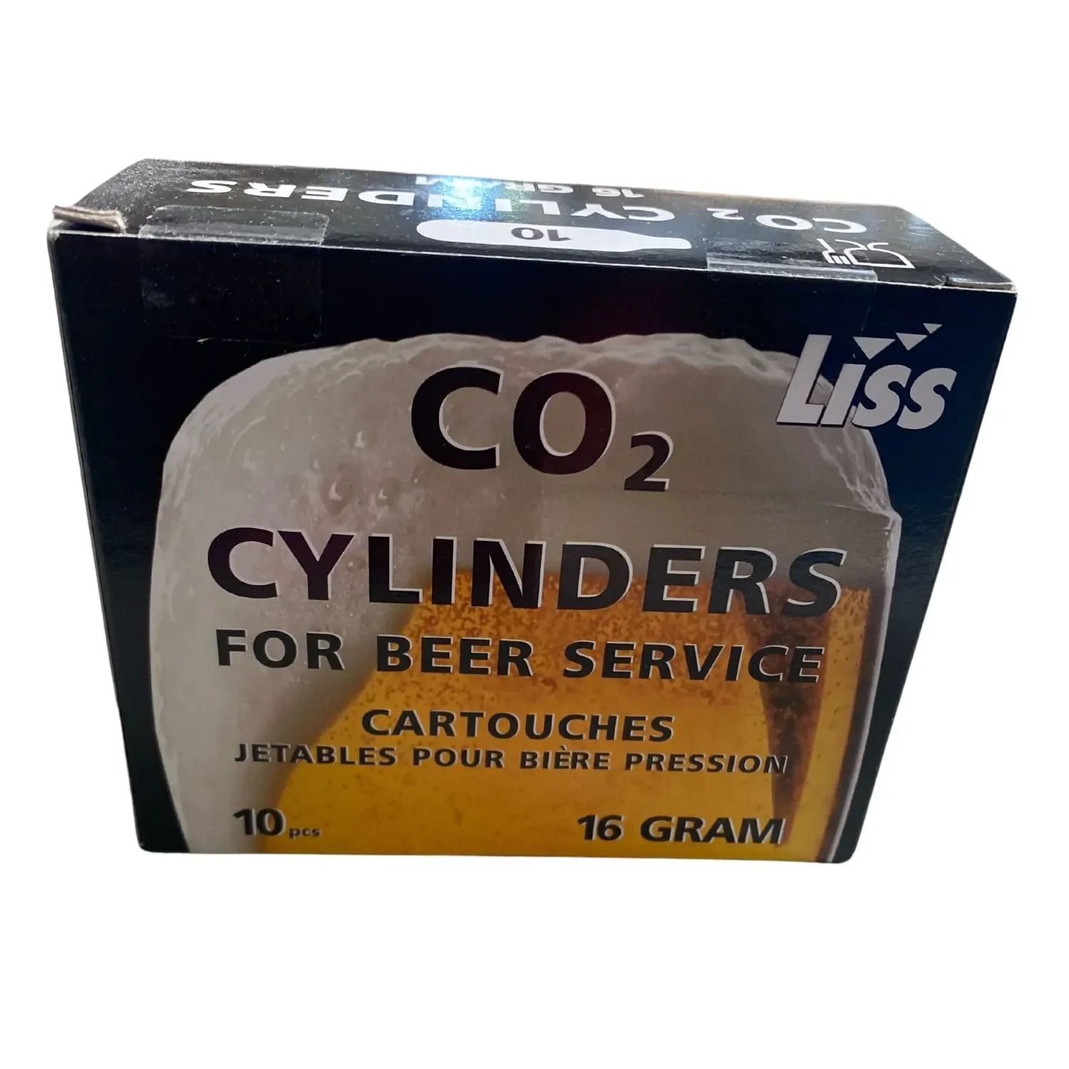 "CO2 patronen, capsules CO2, 16 g, 10 stuks image"