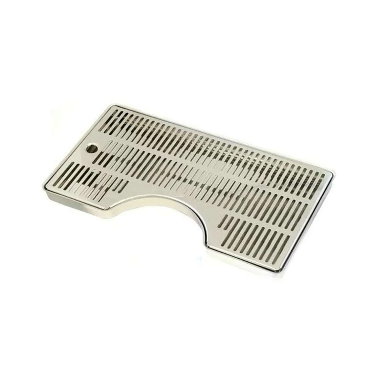 "Lekbak, Druppellade - met inkeping, RVS, 400 x 220 x 20 mm image"