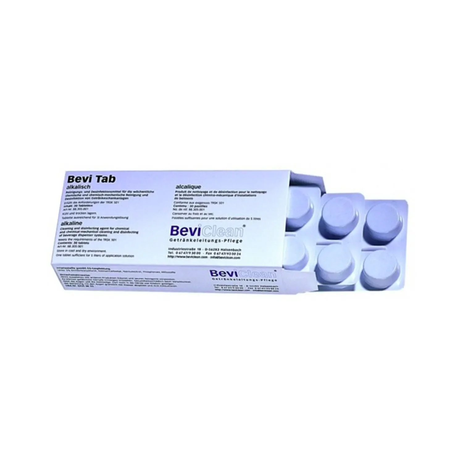 "Bevi Tab - Alkalische reiniger voor dranklijnen, reinigingstabletten, prijs per stuk image"
