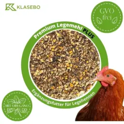 Hühnerfutter 25 kg Premium Legemehl PLUS mit Oregano - Geflügelfutter für Hühner