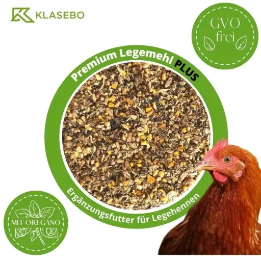 "Kippenvoer 25 kg, Legmeel PLUS met Oregano, voor Hühner, Gänse, Enten image"