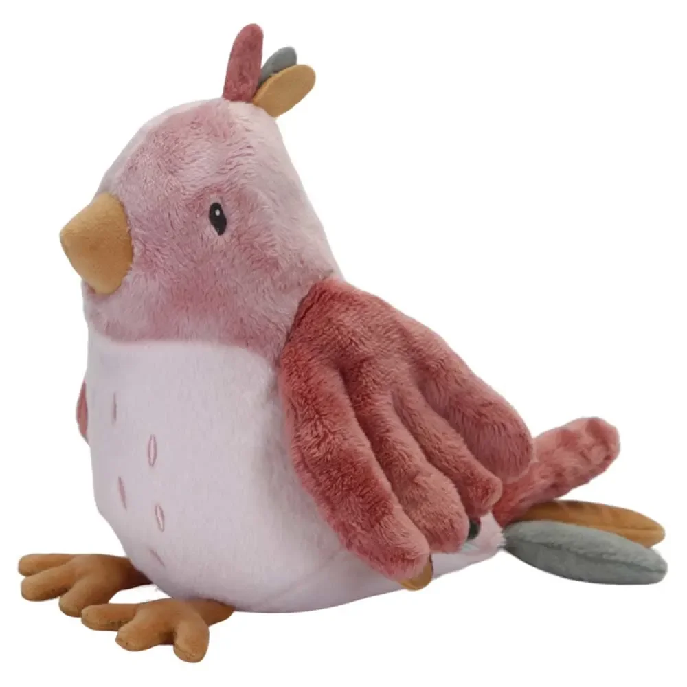 "Little Dutch knuffel vogel Olivia "Bloemen & Vlinders" 30 cm image"