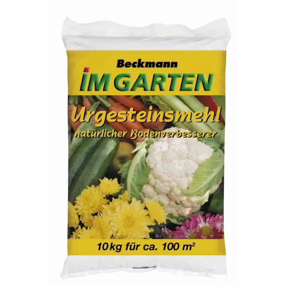 Urgesteinsmeel 10 kg - Natuurlijke bodemverbetering voor gezonde planten