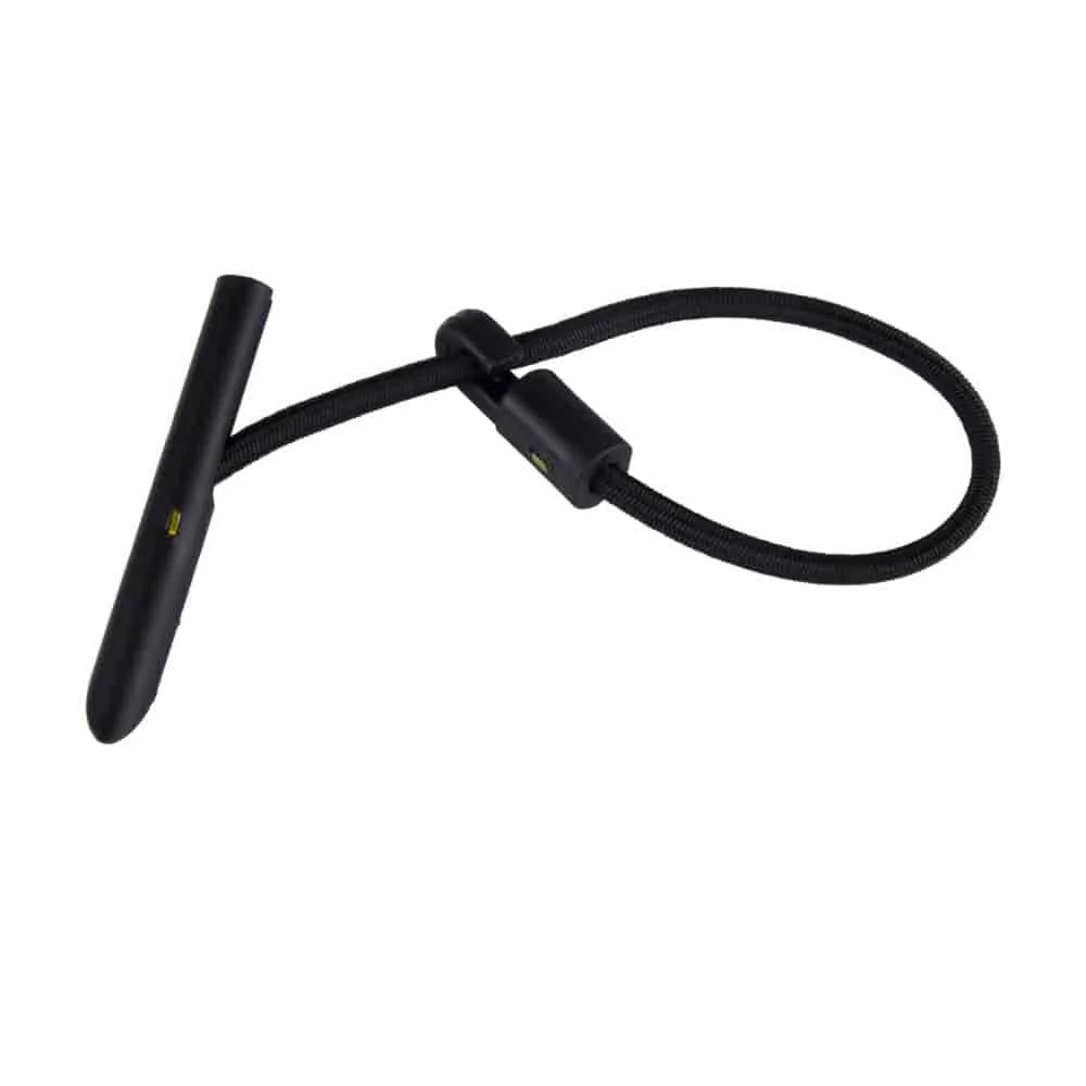 "Elastische spanband, spanband met haak, elastiek 5 mm, 25cm met Quersicherung, EPDM, UV-stabilisiert, zwart image"