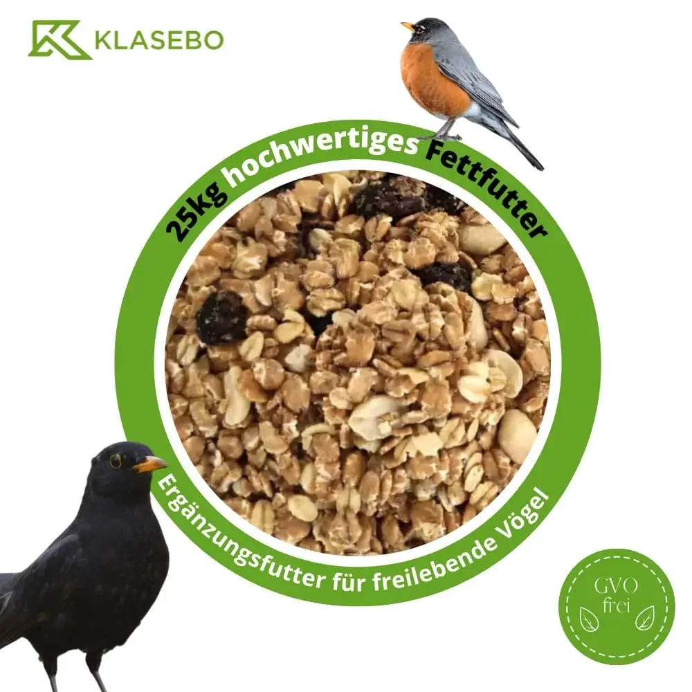 "Vogelvoer 25 kg, vetrijk, strooivoer, wildvogel voer image"