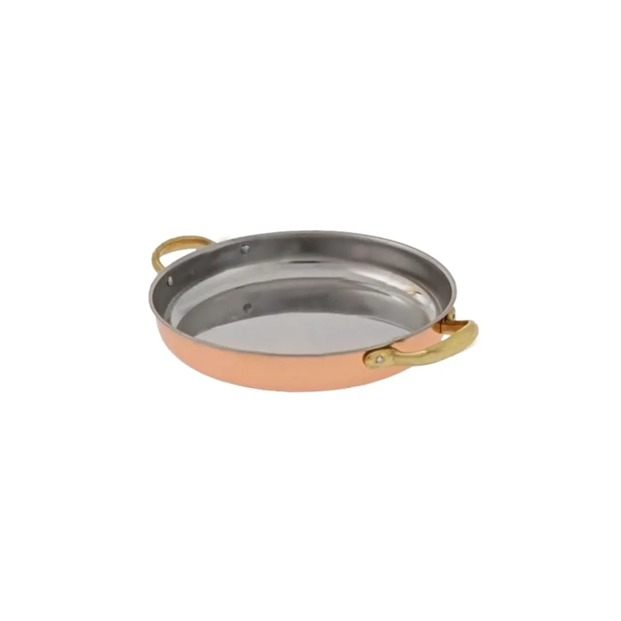 "Koperen pan, koekenpan koper - met handvatten, 16 cm image"