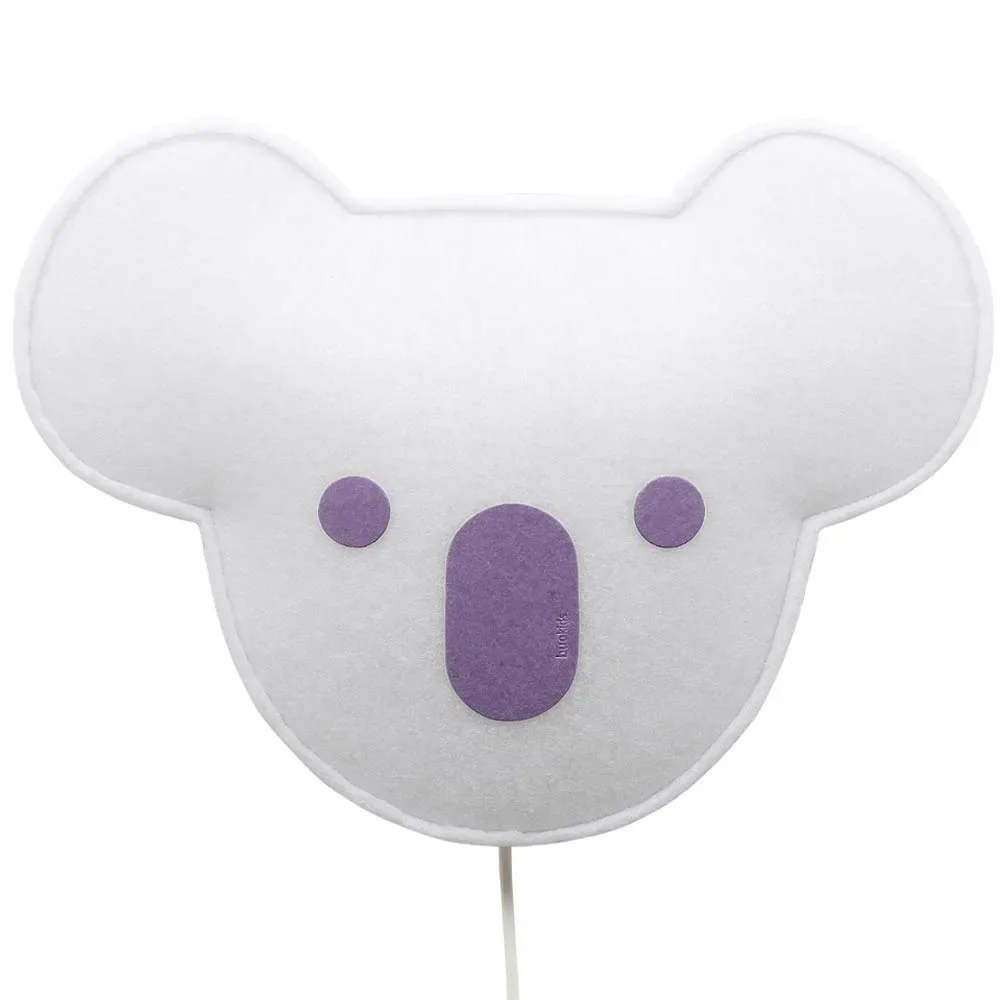 "Buokids Soft wandlamp Koala Bear violet image"