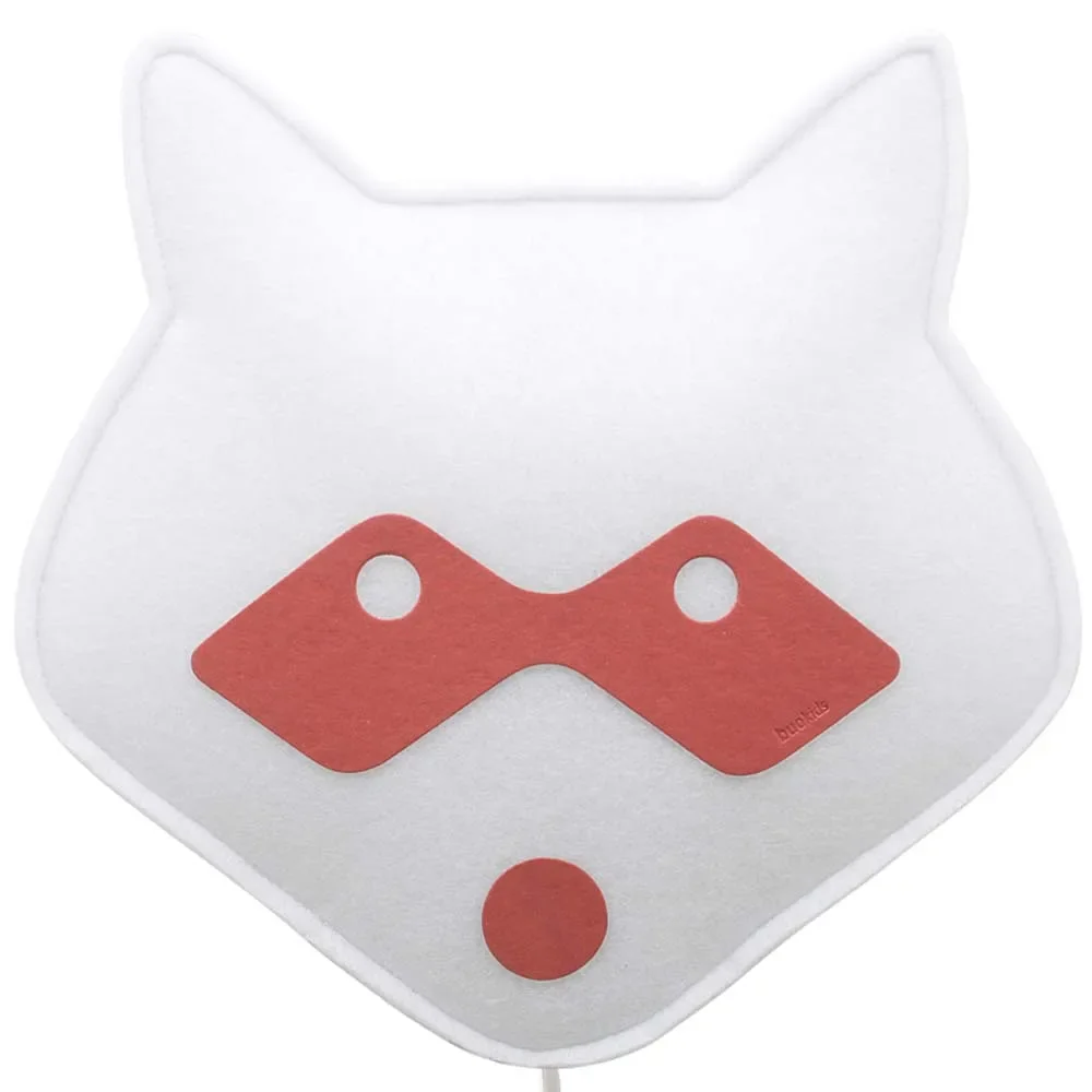 "Buokids Soft wandlamp wasbeer rood image"