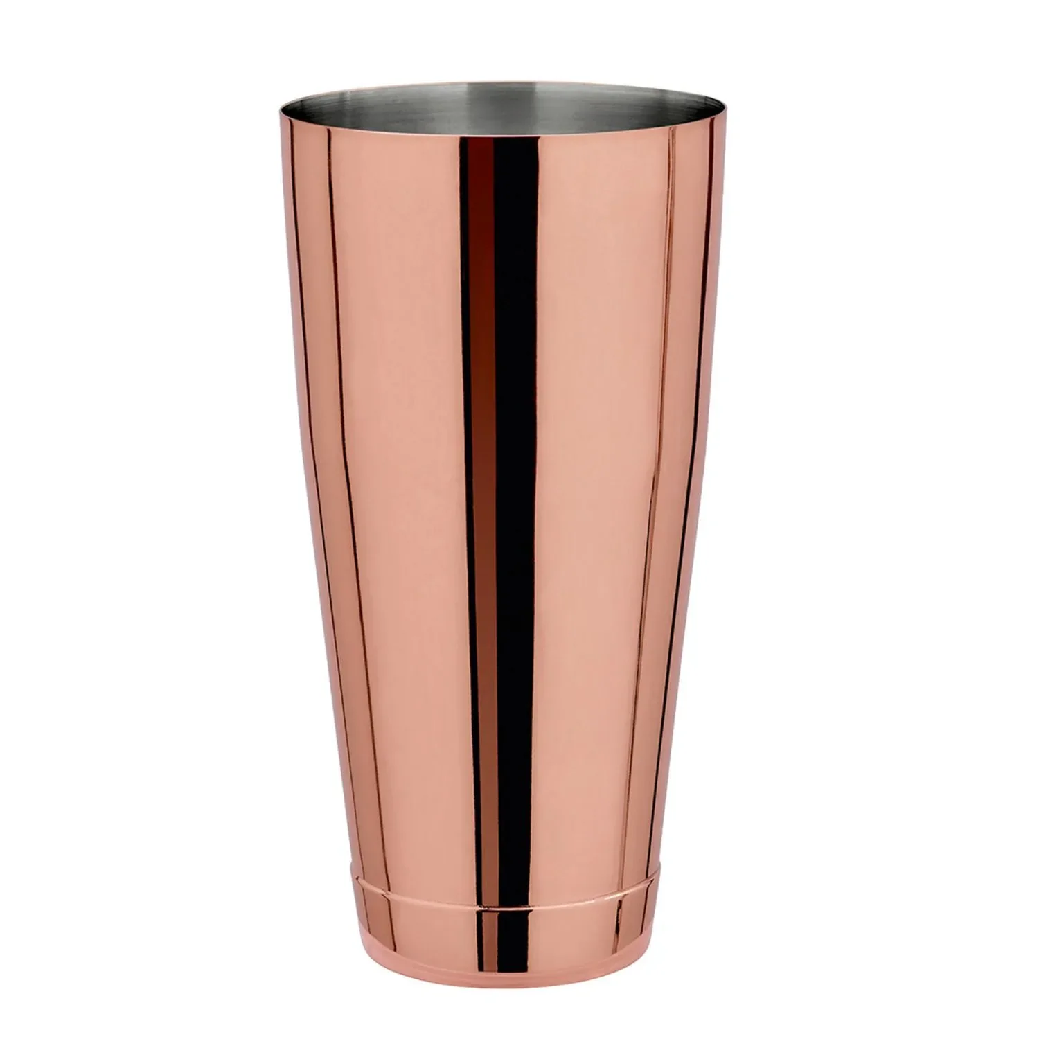 "Boston Cocktailshaker, Shakebeker cocktail - Basis, 304 roestvrij staal - Koperen uiterlijk, 28 oz image"