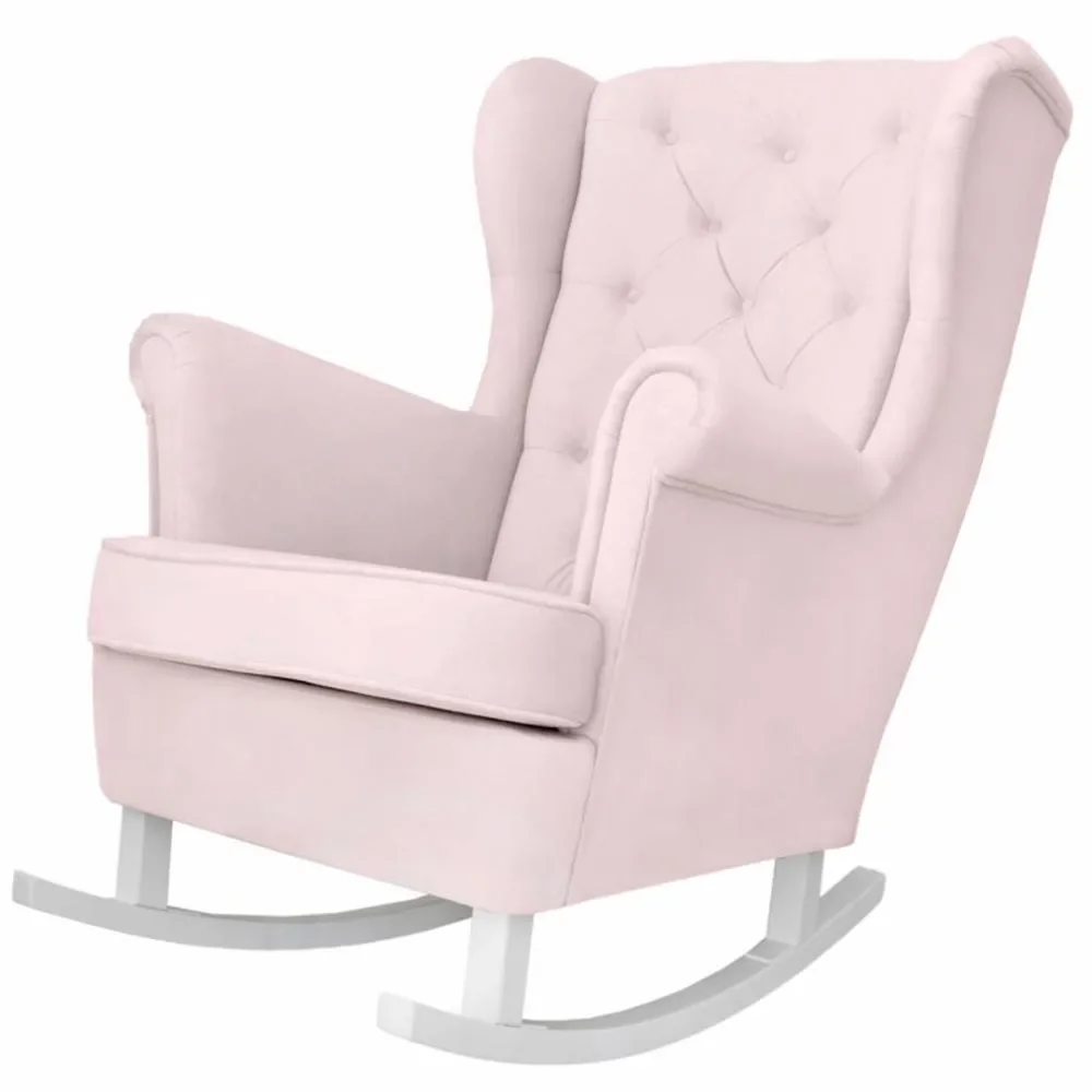 Caramella schommelstoel / verpleegstoel roze