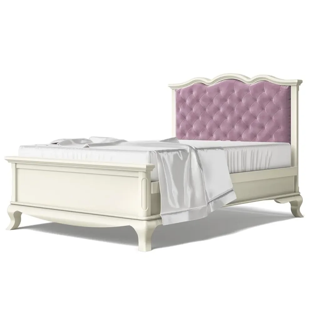 Romina Cleopatra kinderbed hoofdbord gestoffeerd 140 cm