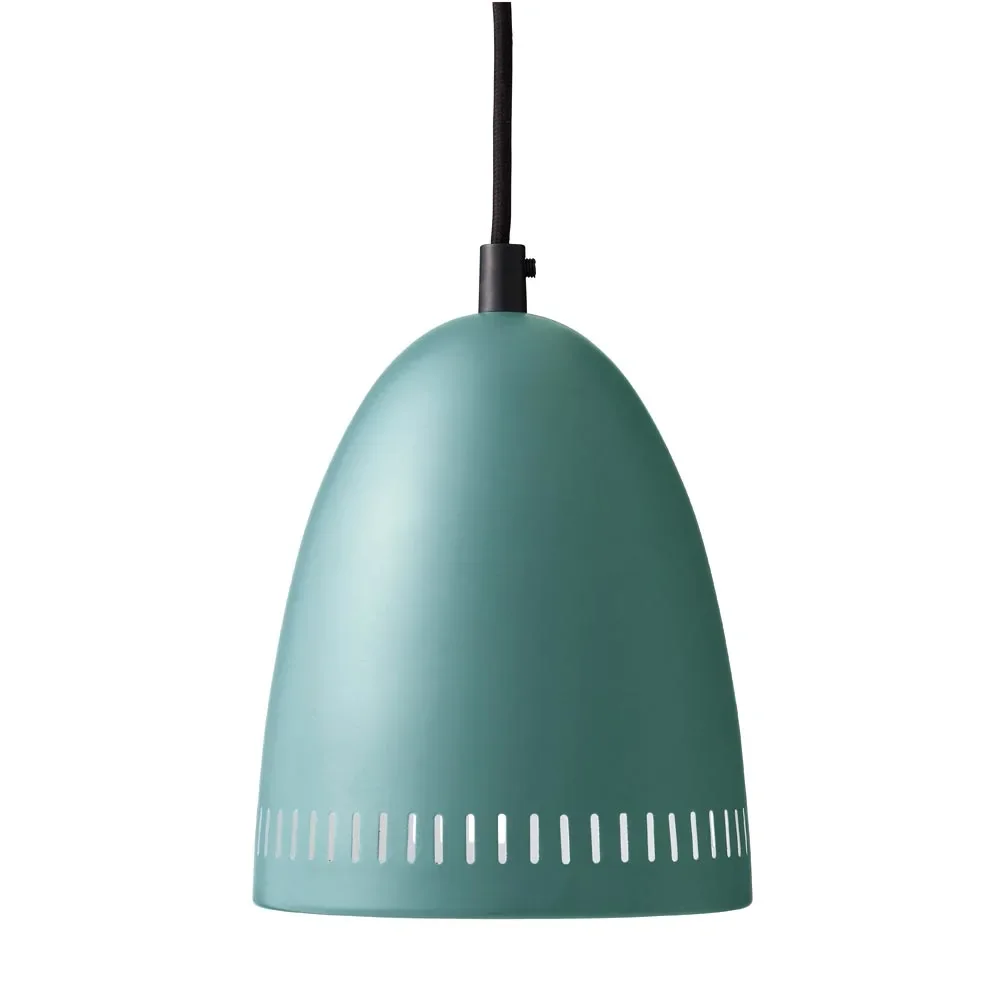"Superliving Metalen hanglamp "Dynamo" klein mat mint donker image"