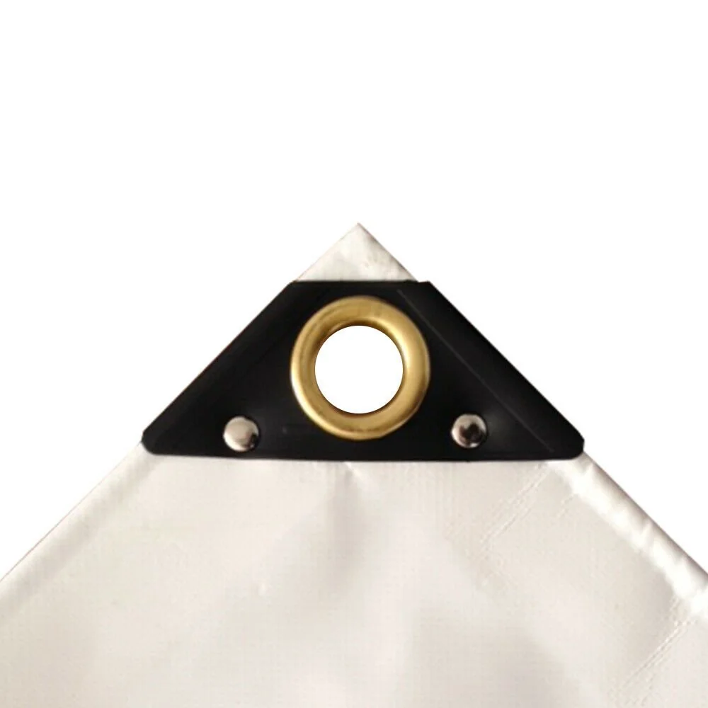"Afdekzeil, Dekzeil, Waterdicht Zeil 8x10m, PVC Zeil Wit image"