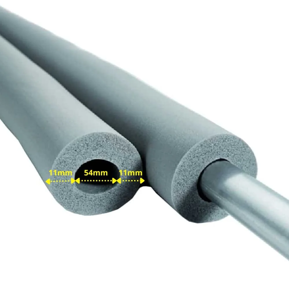"Pijpisolatie Rubber 54mm - 2m voor Verwarming en Sanitair image"