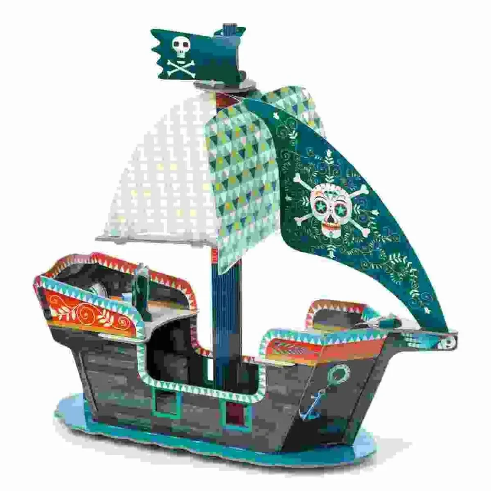 "Djeco kinder speelgoed piratenschip image"