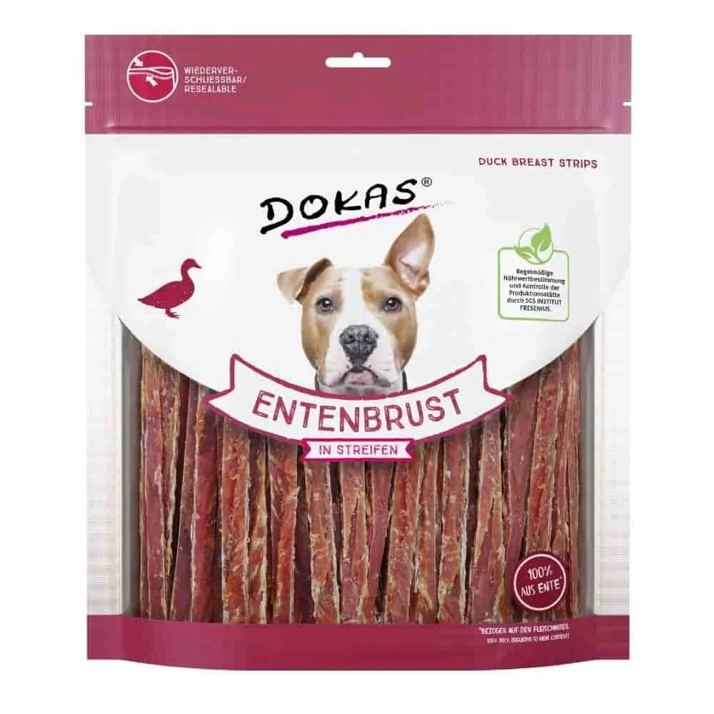 "Honden snacks, Hondensnack eend, Eendenborst hond 500g, Natuurlijke hondensnacks, Hondensnoepjes image"