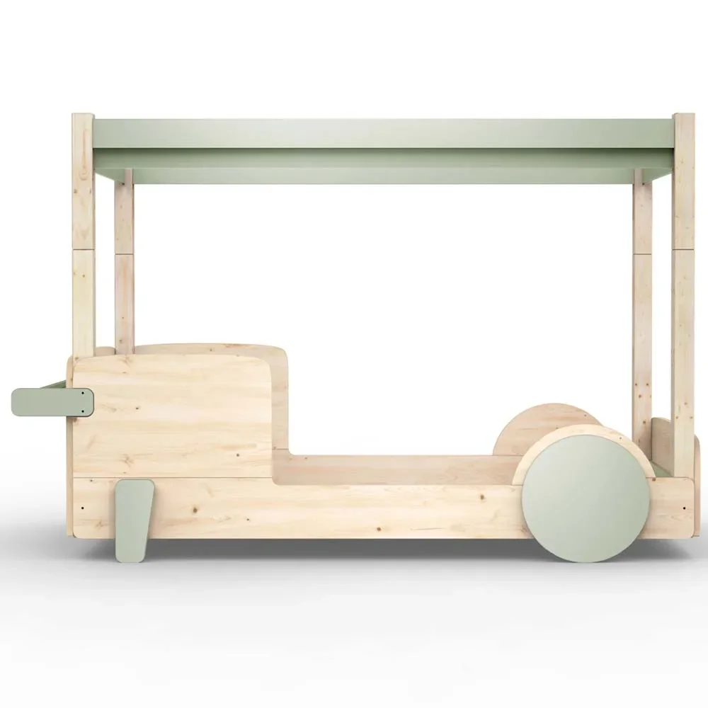 "Mathy by Bols hemelbed "Discovery, Kleurelementen: Mos grijs image"