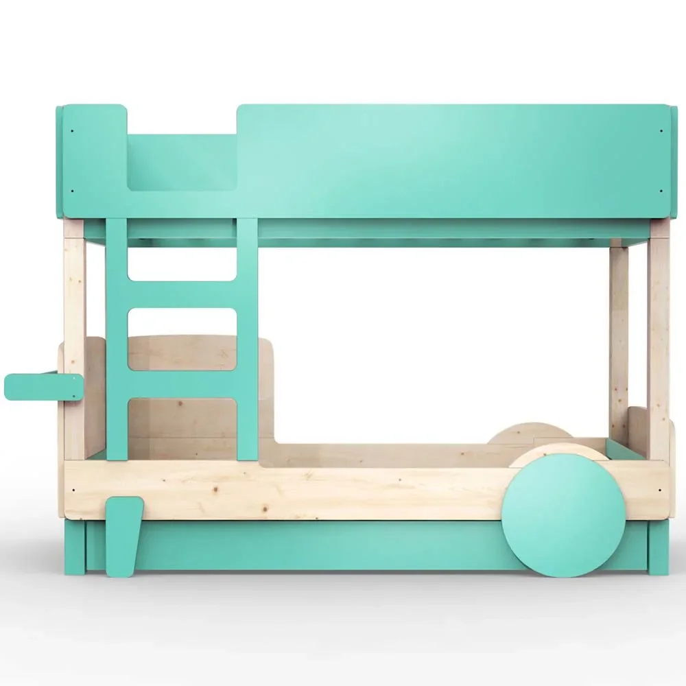 "Mathy by Bols stapelbed "Discovery" met bedlade, Kleurelementen: Licht groen image"