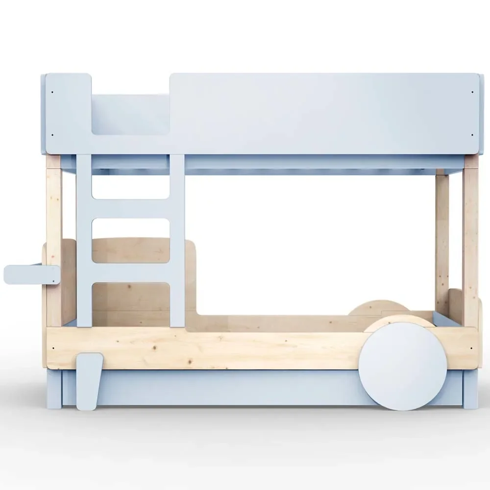 "Mathy by Bols stapelbed "Discovery" met bedlade, Kleurelementen: Poederblauw image"