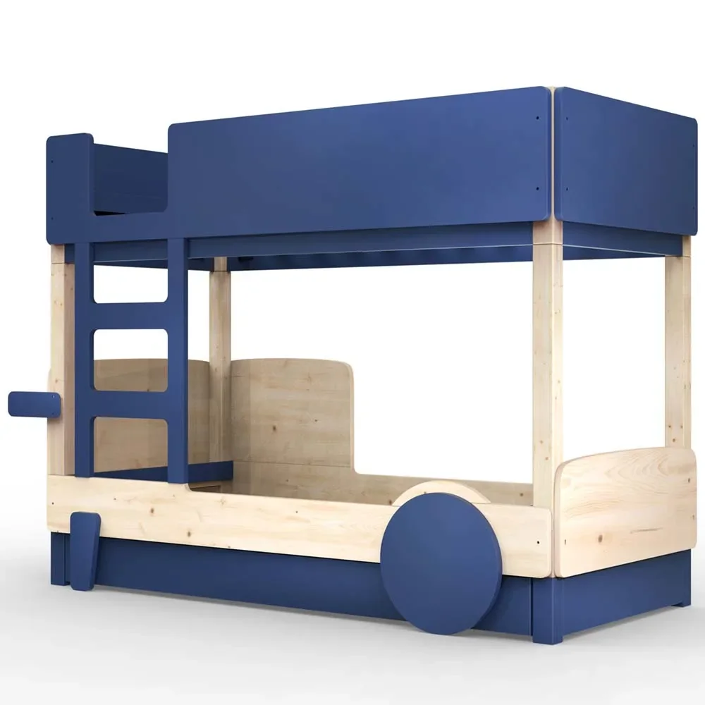"Mathy by Bols stapelbed "Discovery" met bedlade, Kleurelementen: Atlantisch blauw image"