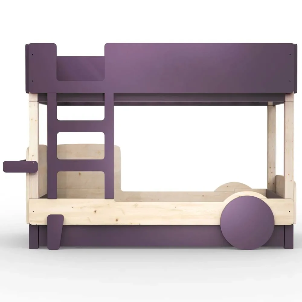 Mathy by Bols stapelbed "Discovery" met bedlade, Kleurelementen: Cuberdon paars