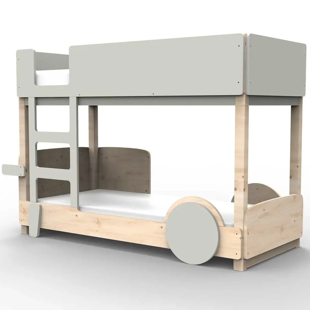 "Mathy by Bols stapelbed "Discovery, Kleurelementen: Parelgrijs image"