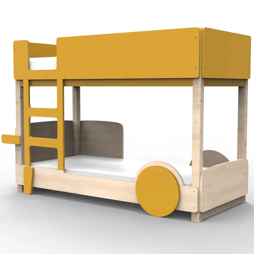 "Mathy by Bols stapelbed "Discovery, Kleurelementen: oker image"