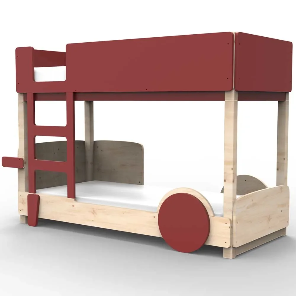 "Mathy by Bols stapelbed "Discovery, Kleurelementen: Marsala image"