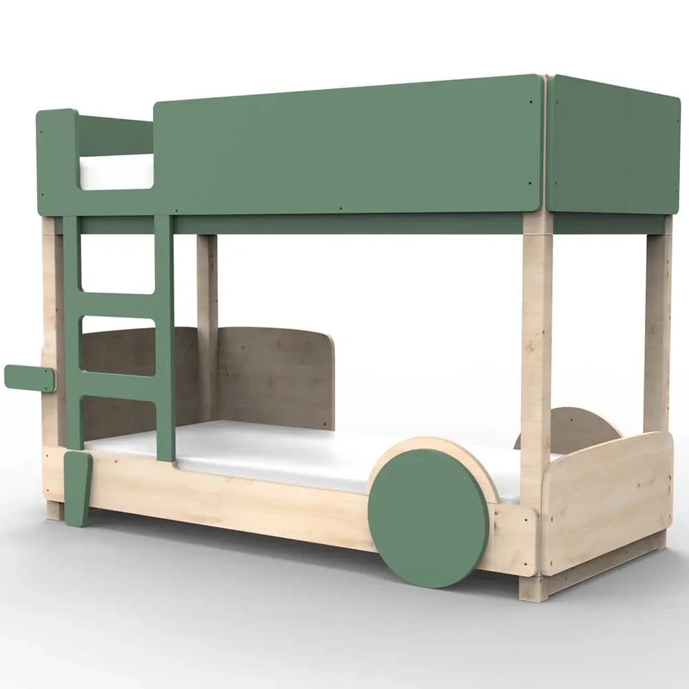 "Mathy by Bols stapelbed "Discovery, Kleurelementen: Jungle Green image"