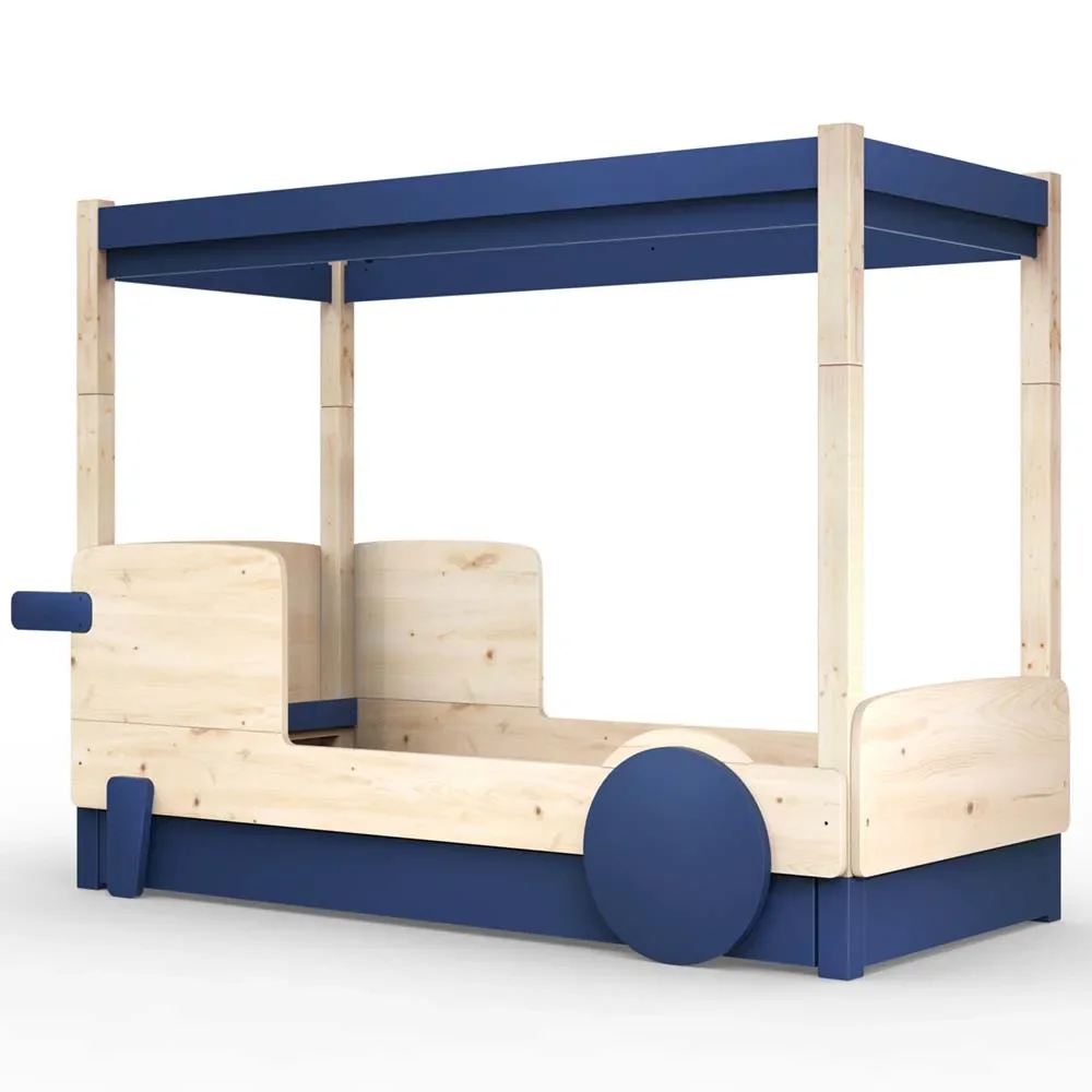 Mathy by Bols hemelbed "Discovery" met bedlade, Kleurelementen: Atlantisch blauw