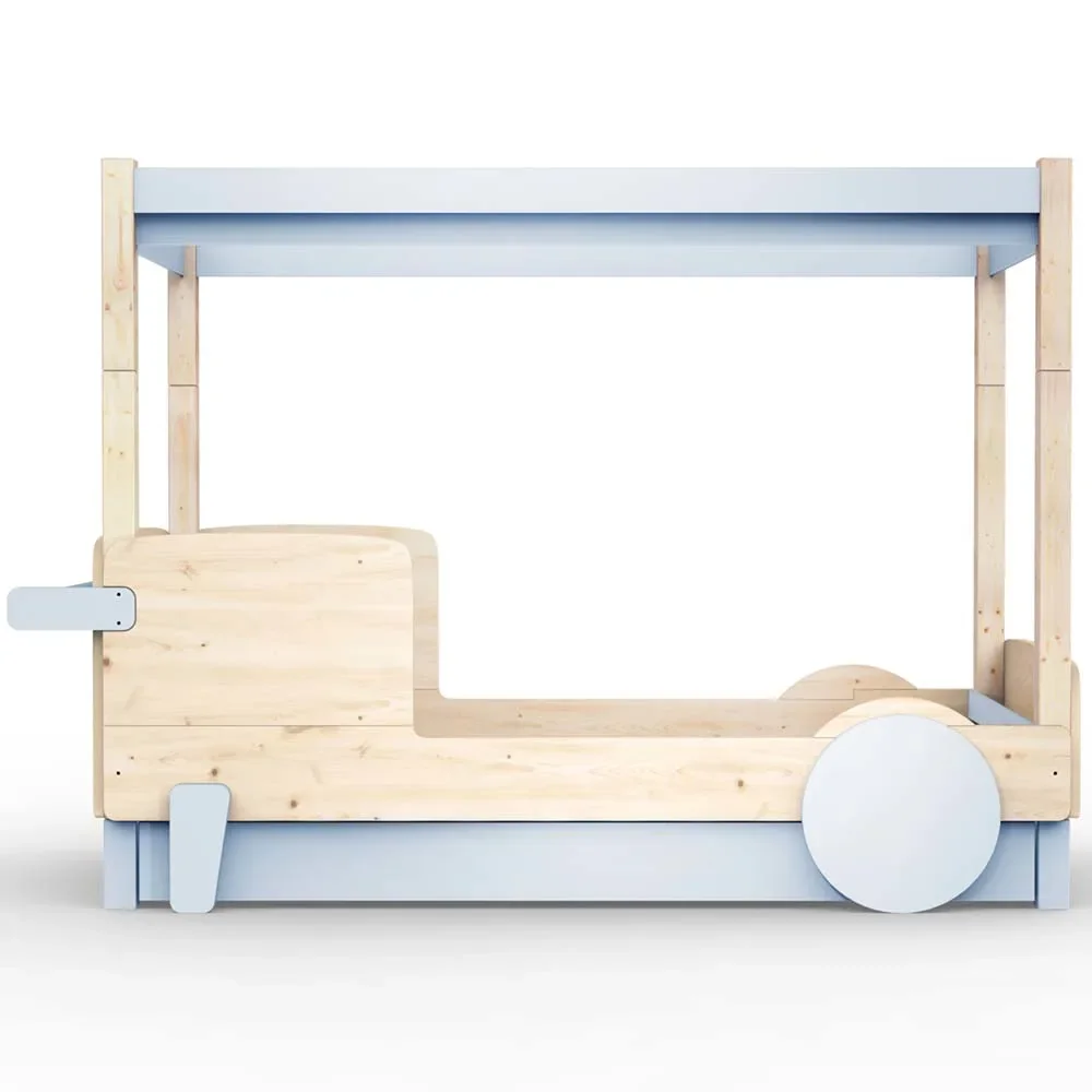 "Mathy by Bols hemelbed "Discovery" met bedlade, Kleurelementen: Poederblauw image"