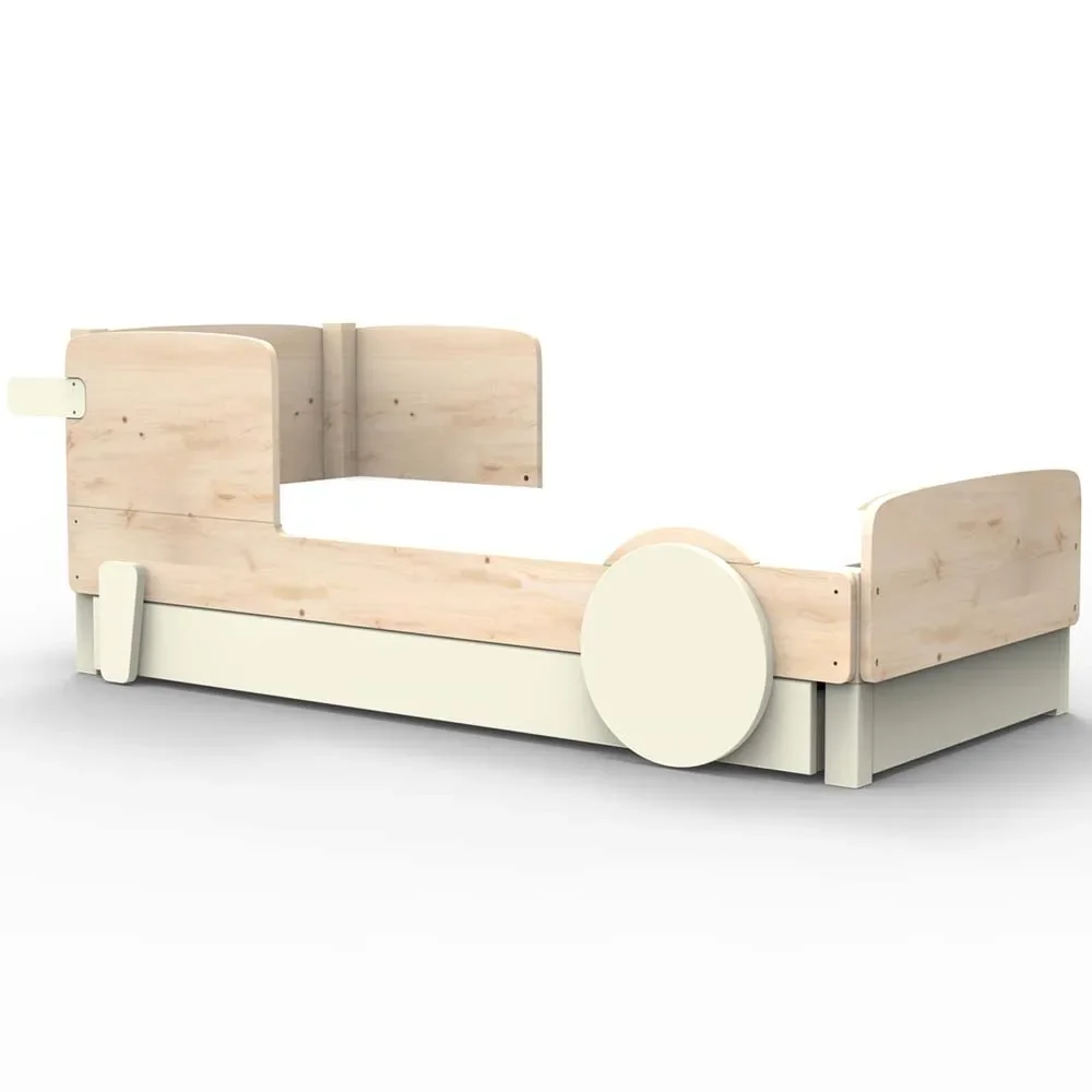 "Mathy by Bols Einzelbett "Discovery" met bedlade, Kleurelementen: beige ivoor image"
