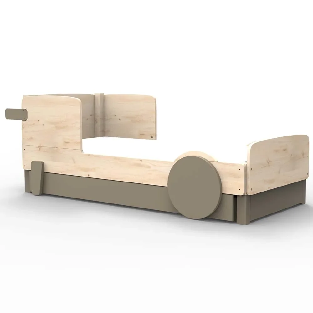 "Mathy by Bols Einzelbett "Discovery" met bedlade, Kleurelementen: wrat image"