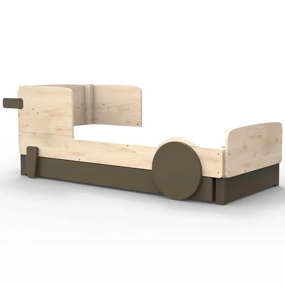 "Mathy by Bols Einzelbett "Discovery" met bedlade, Kleurelementen: artisjok image"