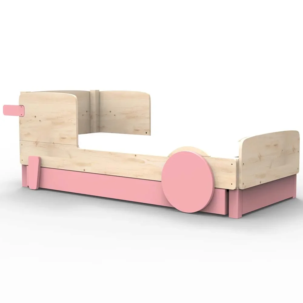 Mathy by Bols Einzelbett "Discovery" met bedlade, Kleurelementen: Lichtroze