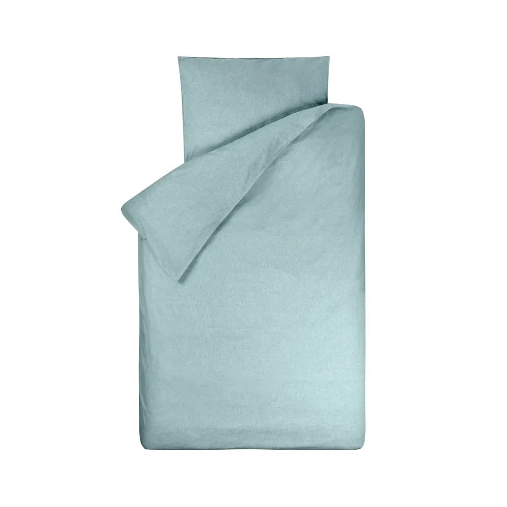 "Bink kinderbeddengoed Bo uni mint 100 x 135 image"
