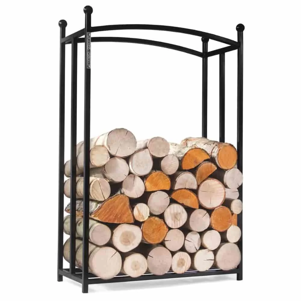 "Houtopslagrek BERRY - Brandhoutrek Staal 90x60x25cm image"