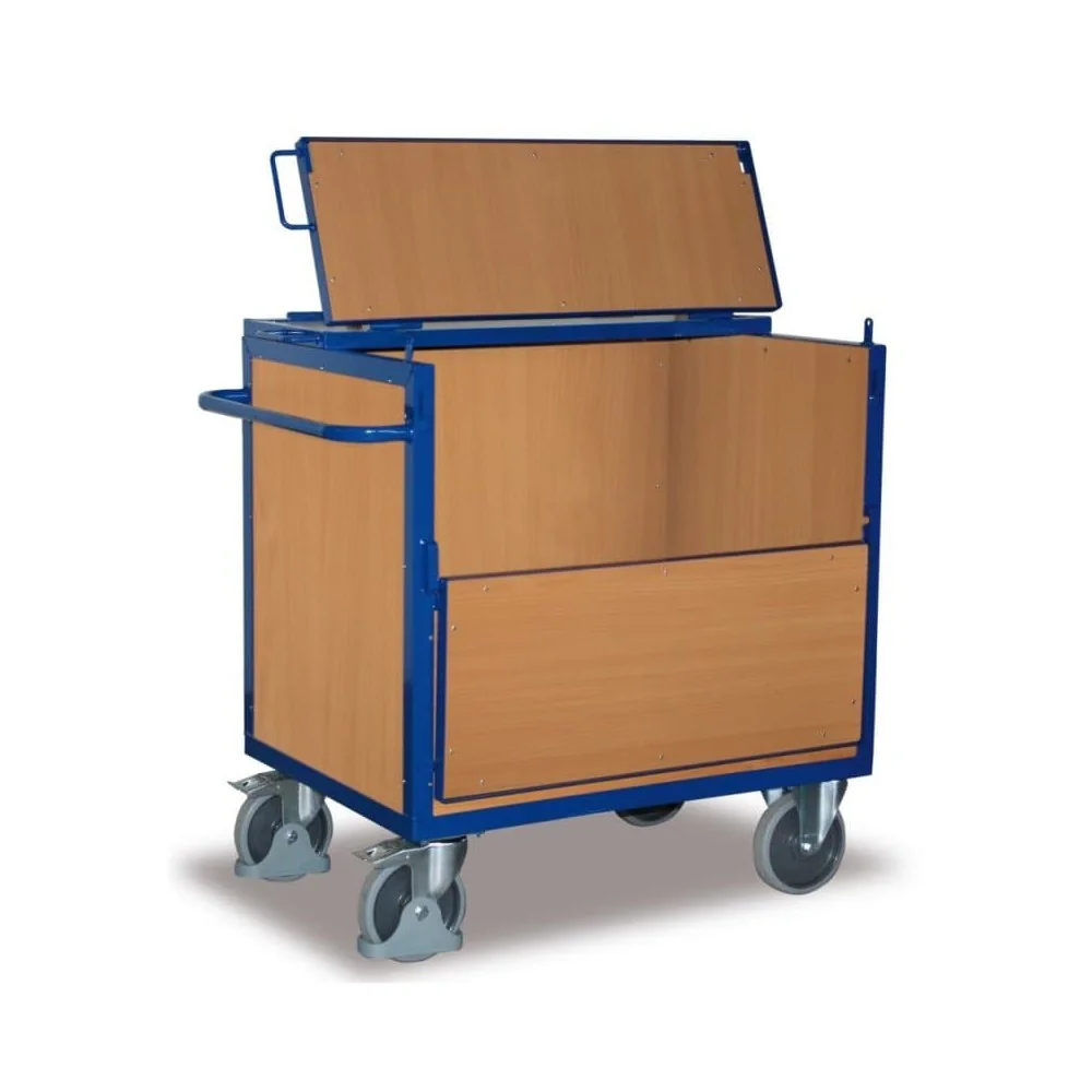 "Kastenwagen met Deksel, Transportwagen, Magazijnwagen, 500kg image"