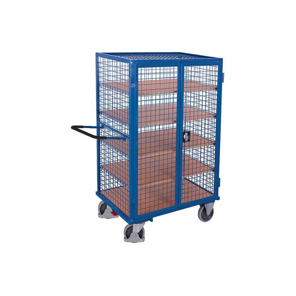 Etagenwagen - Magazijnwagen 500 kg - Afsluitbaar